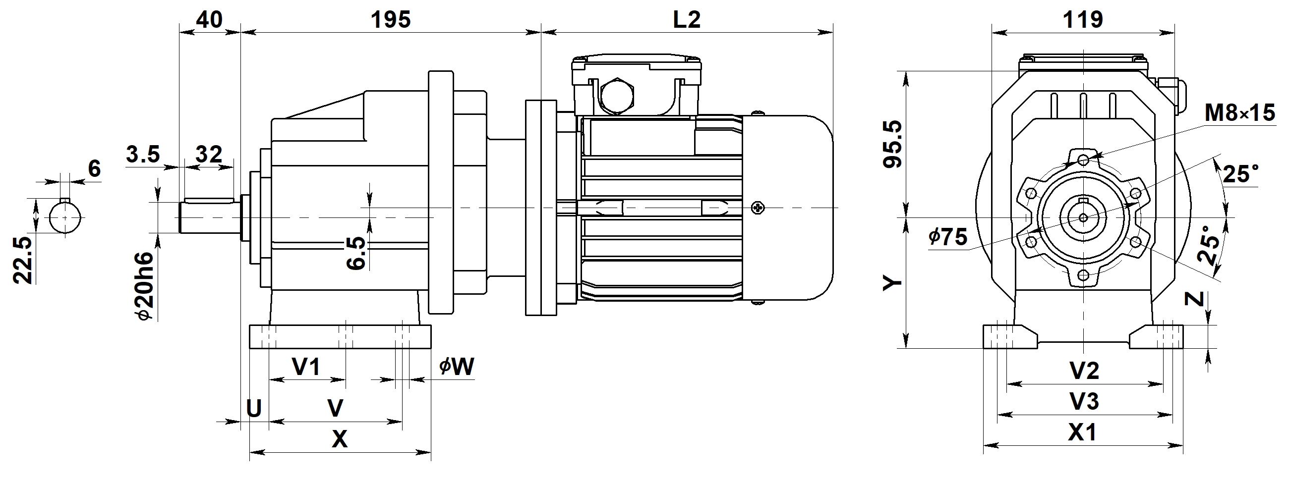 Исполнение TRC 01 B(M)