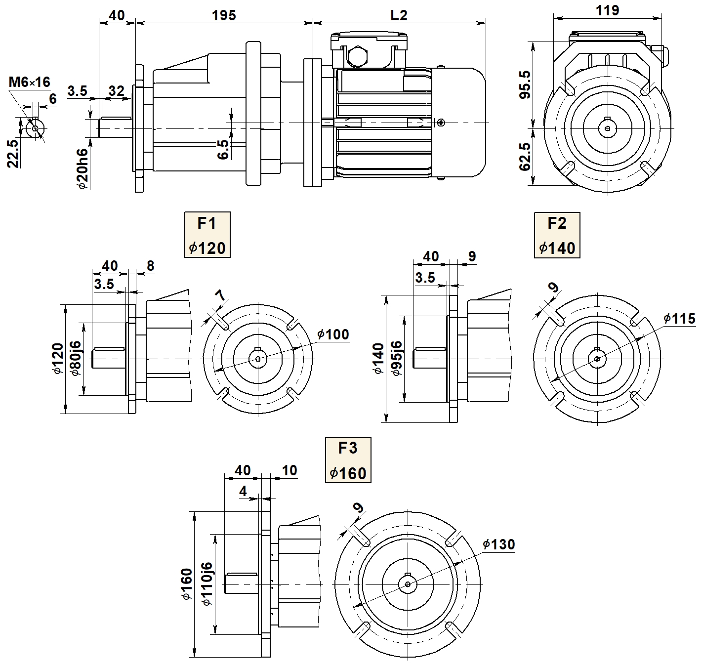 Исполнение TRC 01 F