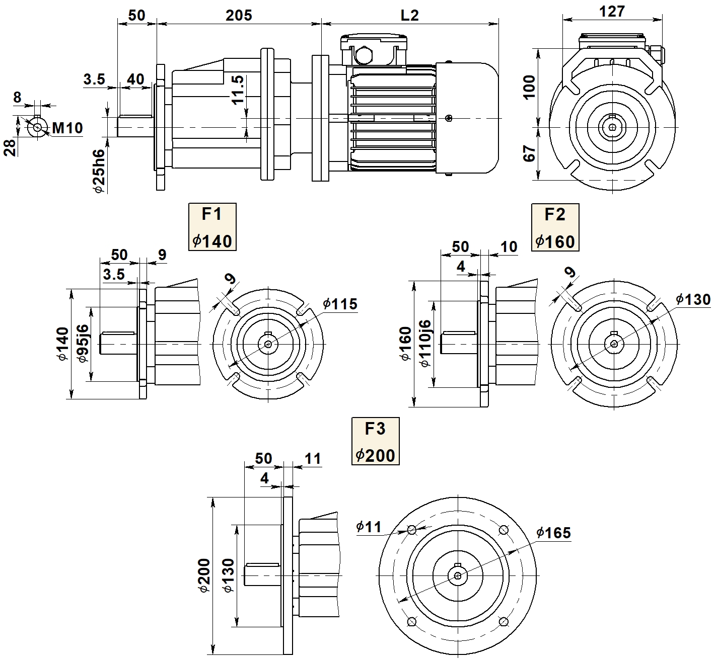 Исполнение TRC 02 F