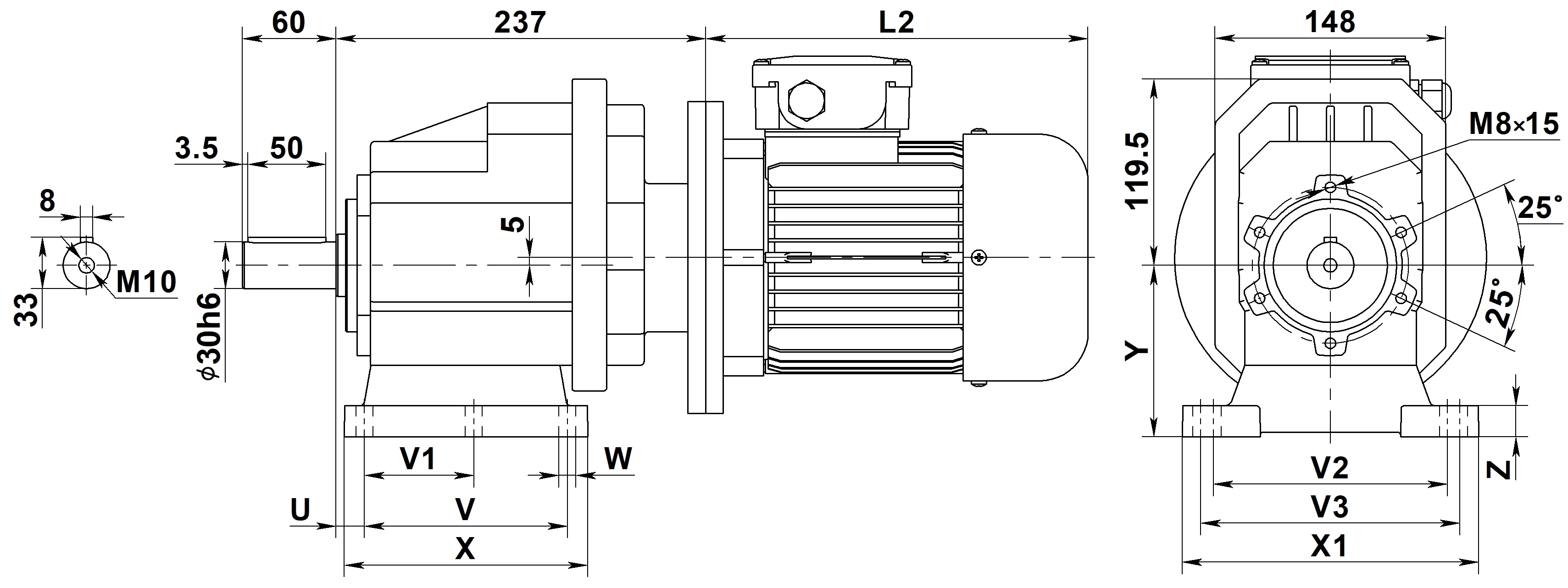 Исполнение TRC 03 B(M)