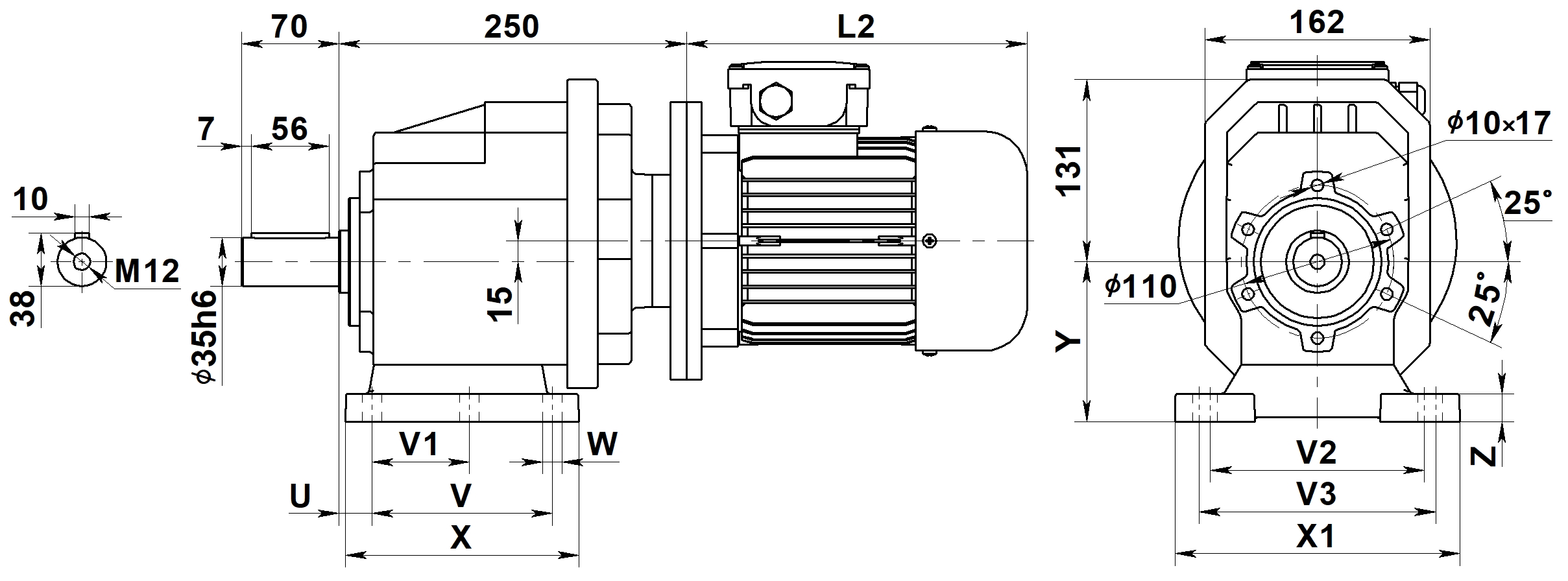 Исполнение TRC 04 B(M)
