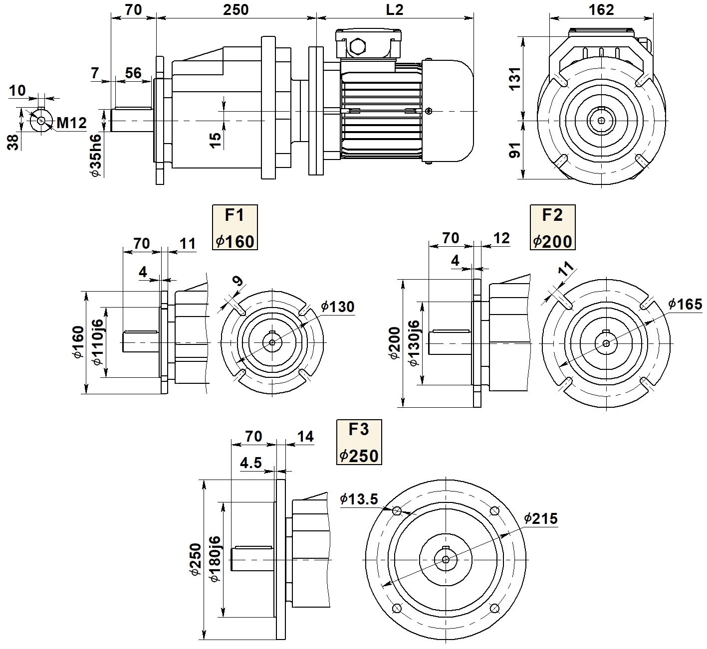 Исполнение TRC 04 F