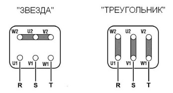 Варианты подключения трехфазного взрывозащищенного двигателя INNOVARI OD