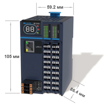 Внешний вид ПЛК LicOS EC321