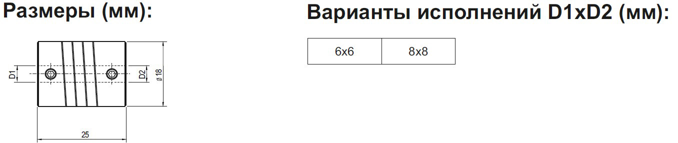 Муфта разрезная диаметром 18 мм