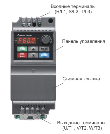 Частотный преобразователь VFD004EL21A
